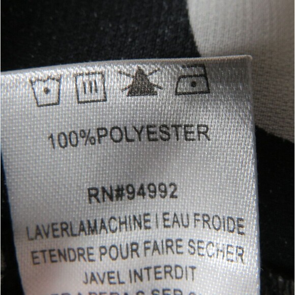 Women's Black And White Polka Dot Ruffled Bow Blouse Size XL - Picture 3 of 7